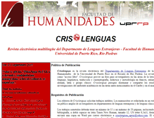 Tablet Screenshot of crisolenguas.uprrp.edu