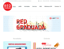 Tablet Screenshot of gradnet.uprrp.edu