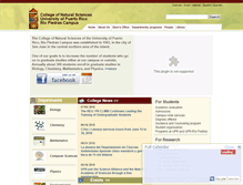 Tablet Screenshot of natsci.uprrp.edu